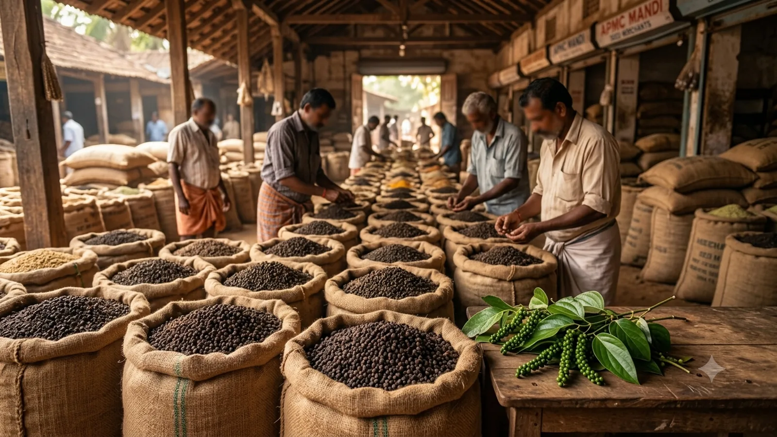 Spice sourcing at Kochi (Cochin)